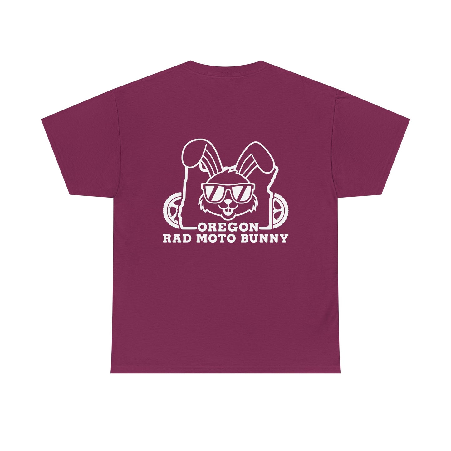 Oregon Rad Moto Bunny, Rad Moto Bunny, Heavy Cotton T-Shirt