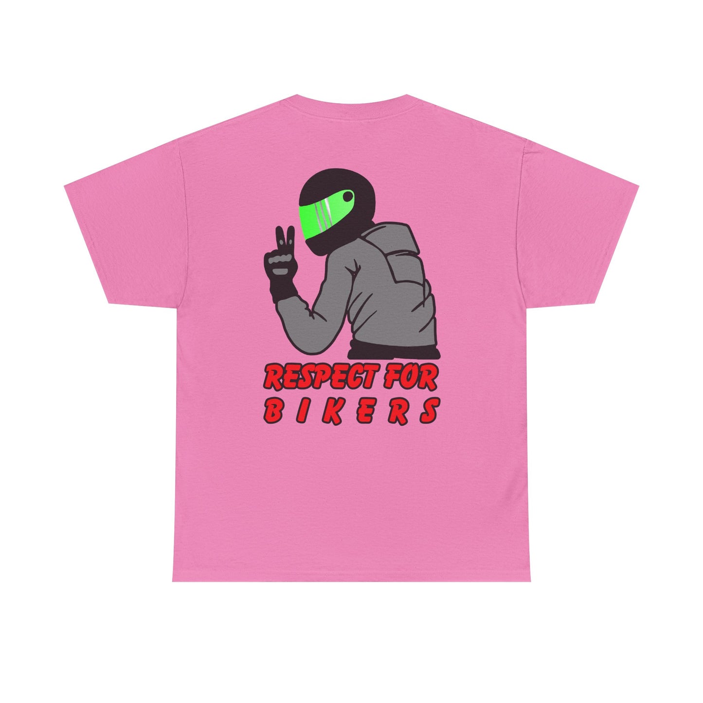 Respect for Bikers, Rad Moto Bunny, Heavy Cotton T-Shirt