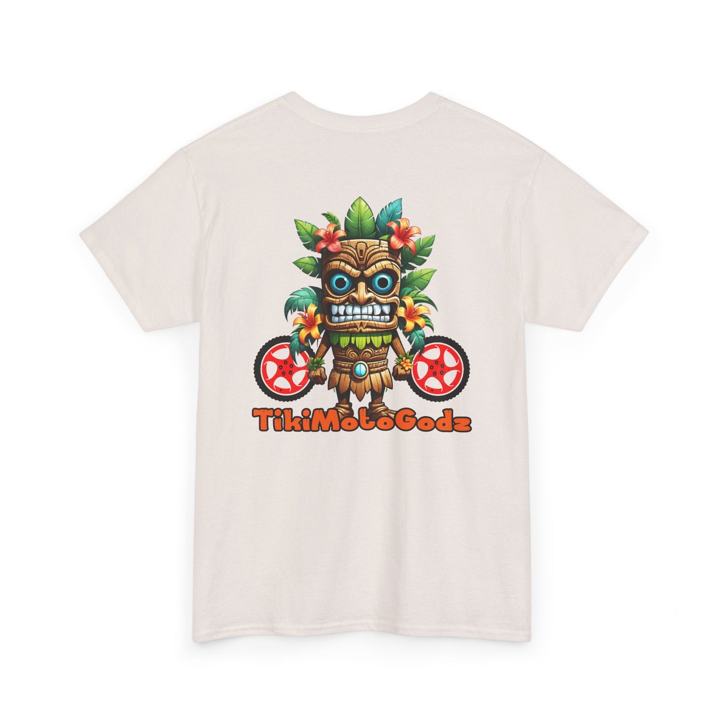 Tiki Moto Godz. Heavy Cotton T-Shirt