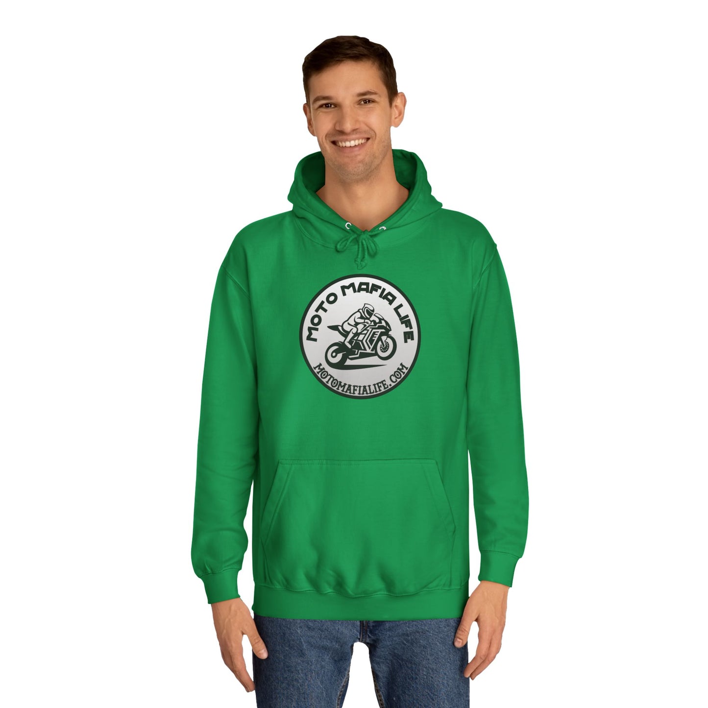 I'M Just a Girl, Moto Mafia Life Unisex Hoodie - Biker Style Sweatshirt for Motorcycle Enthusiasts