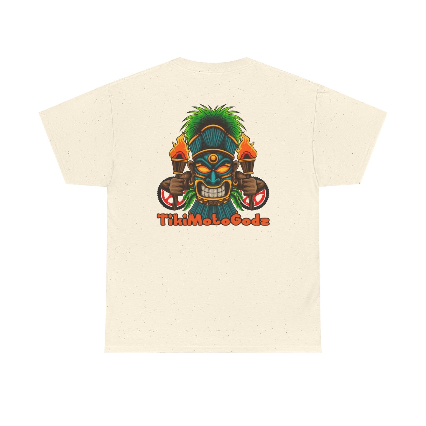 Tiki Moto Godz. Heavy Cotton T-Shirt