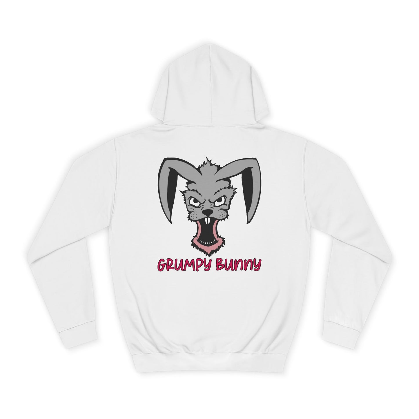 Grumpy Bunny, Rad Moto Bunny, Unisex Hoodie - Biker Style Sweatshirt for Motorcycle Enthusiasts