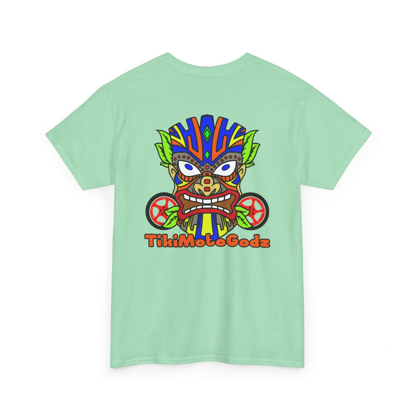 Tiki Moto Godz. Heavy Cotton T-Shirt