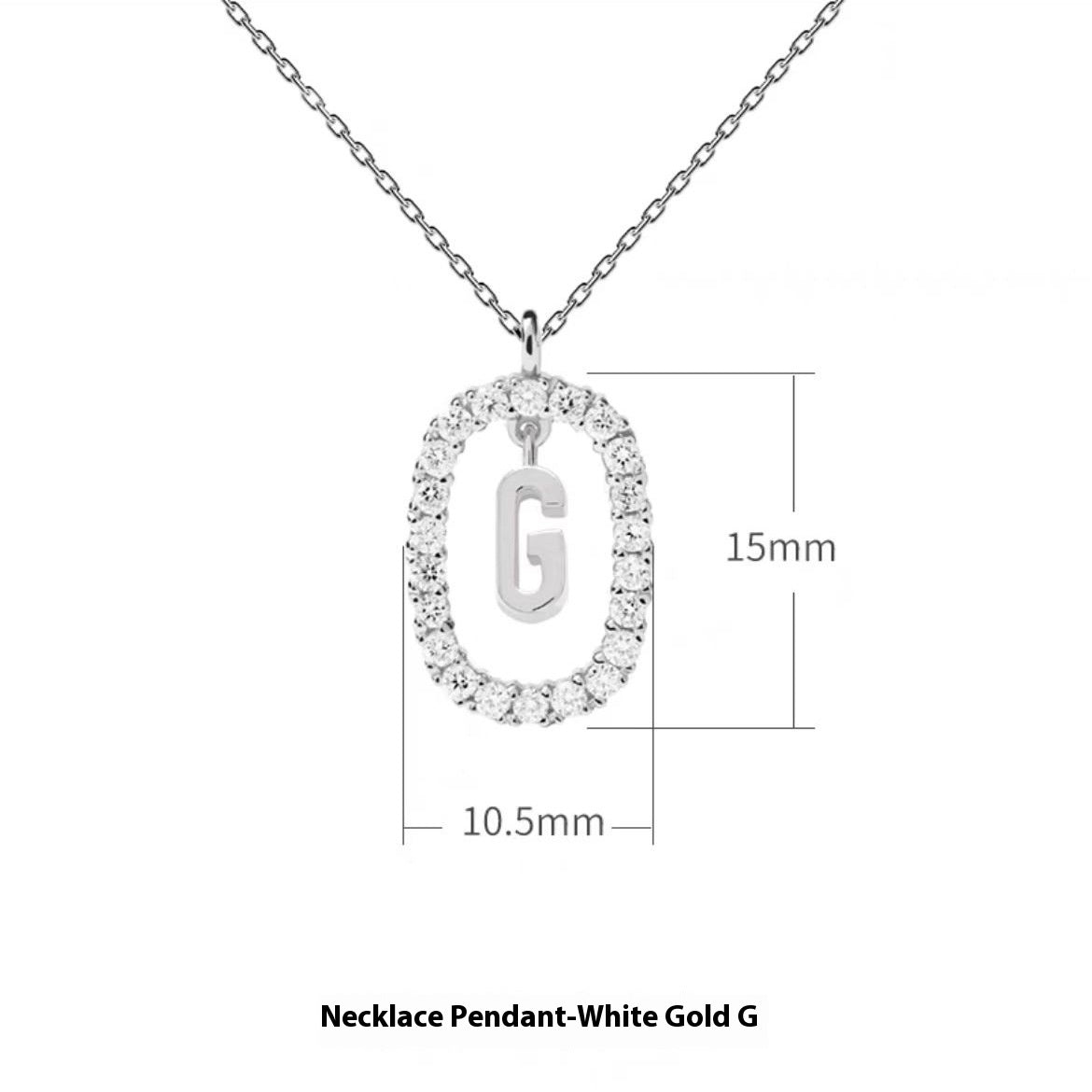 Stylish Zircon Alphabet Clavicle Chain