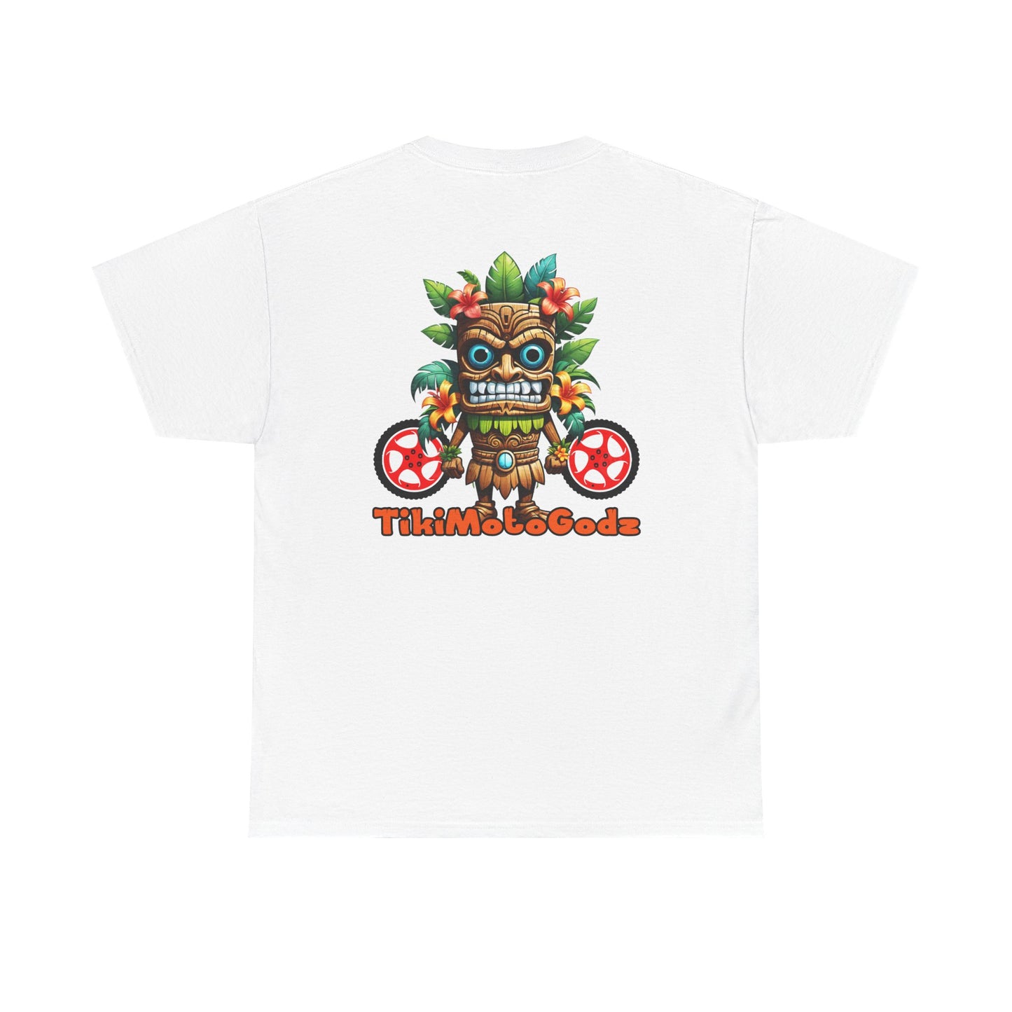 Tiki Moto Godz. Heavy Cotton T-Shirt