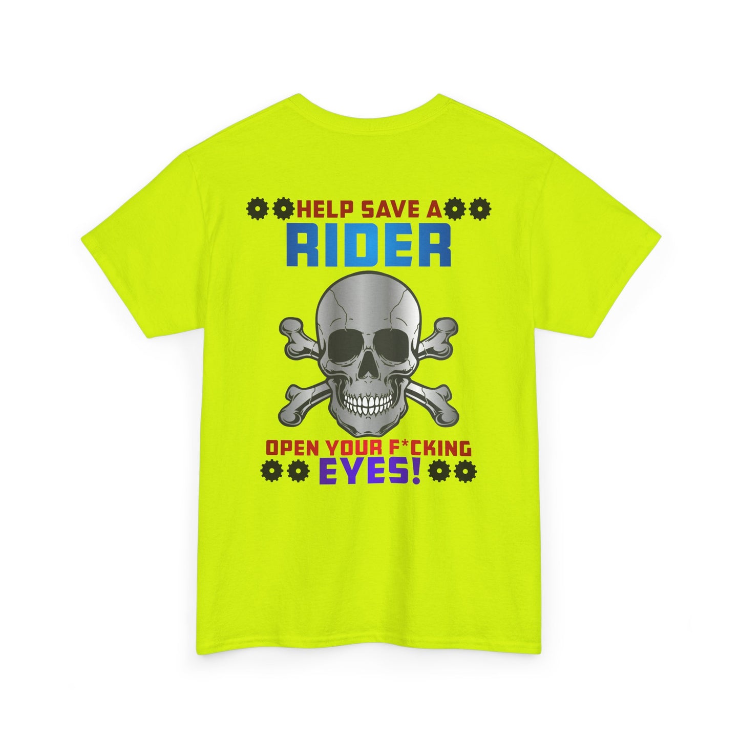 Help Save a Rider, Rad Moto Life, Heavy Cotton T-Shirt