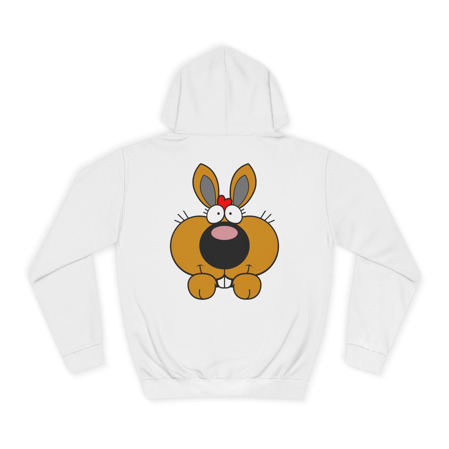 Love Bunny, Rad Moto Bunny, Unisex Hoodie - Biker Style Sweatshirt for Motorcycle Enthusiasts