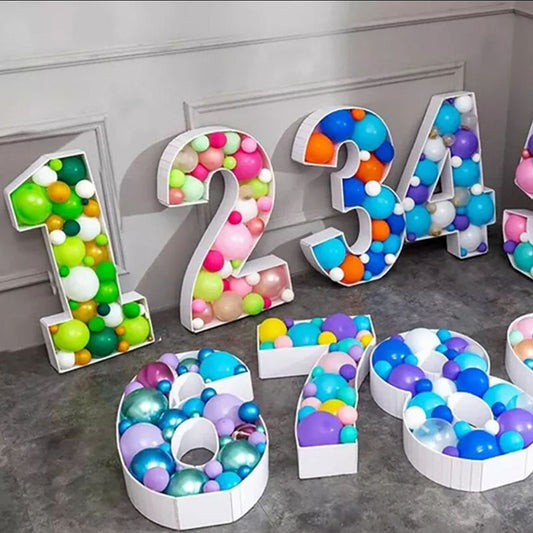 Giant Balloon Number Filling Box