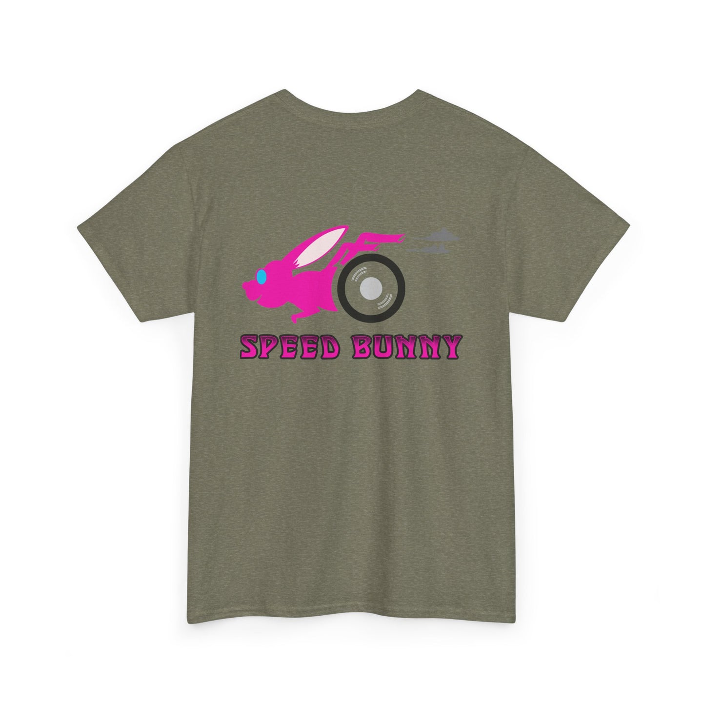 Speed Bunny, Rad Moto Bunny, Heavy Cotton T-Shirt