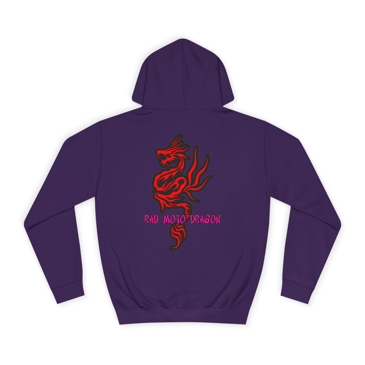 Rad Moto Dragon, Rad Moto Life, Unisex Hoodie - Biker Style Sweatshirt for Motorcycle Enthusiasts