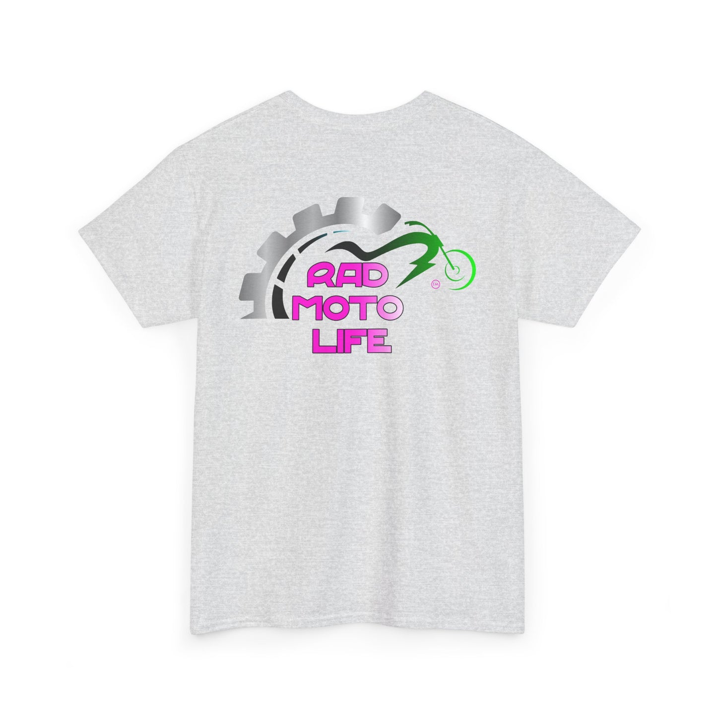 Geared, Rad Moto Life, Heavy Cotton T-Shirt