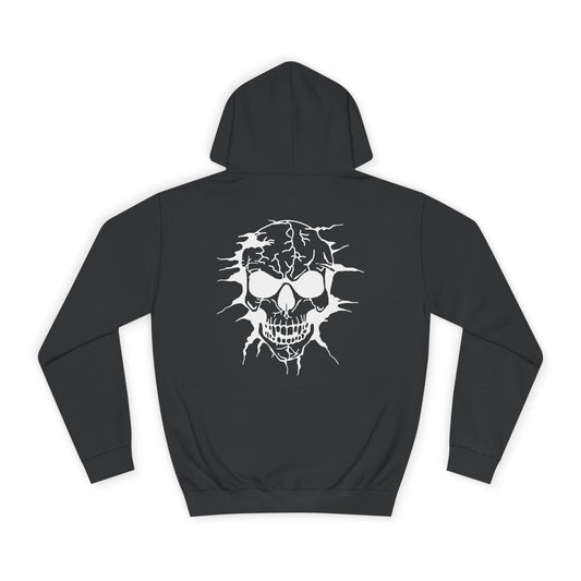 Breakout Skull,  Rad Moto Bunny, Unisex Hoodie - Biker Style Sweatshirt for Motorcycle Enthusiasts