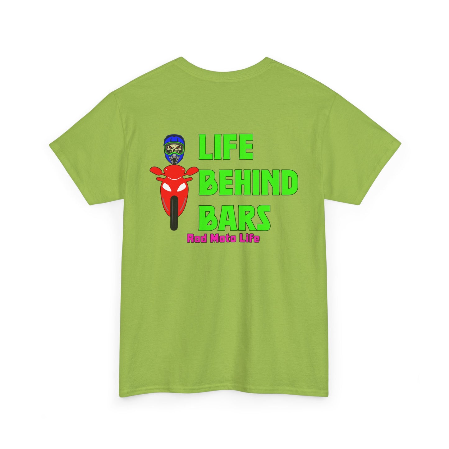 Life Behind Bars, Rad Moto Life, Heavy Cotton T-Shirt