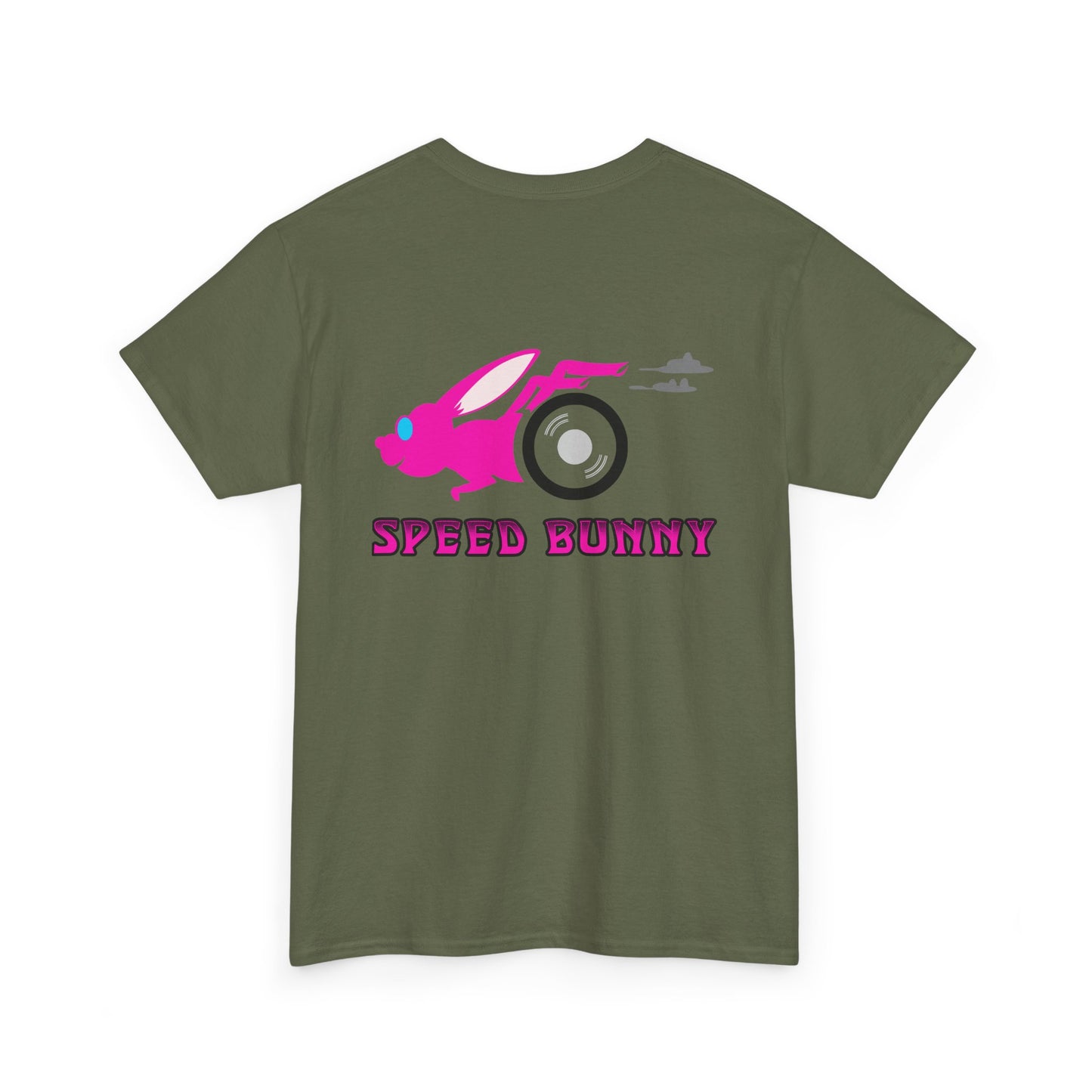 Speed Bunny, Rad Moto Bunny, Heavy Cotton T-Shirt
