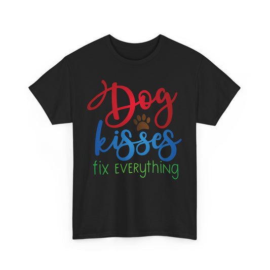 Dog Kisses. Heavy Cotton T-Shirt
