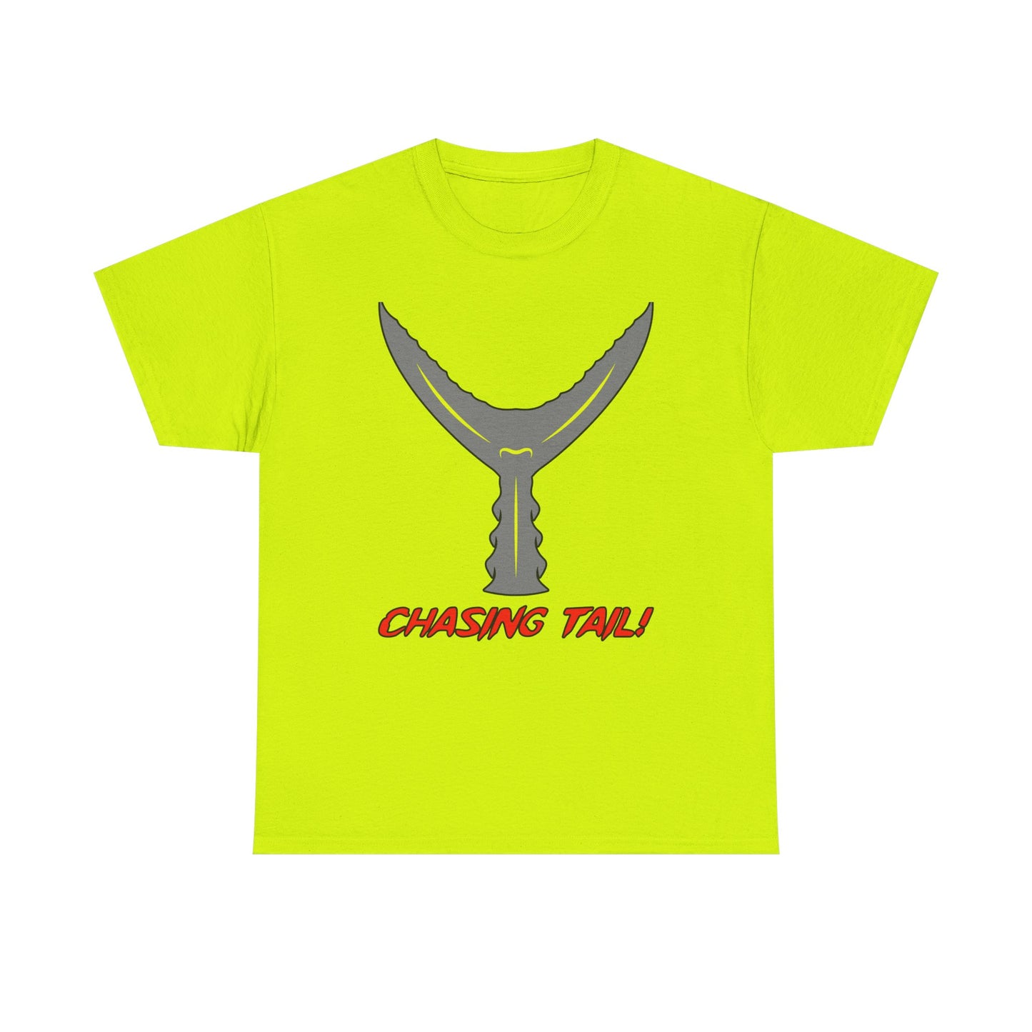 Chasing Tail. Heavy Cotton T-Shirt