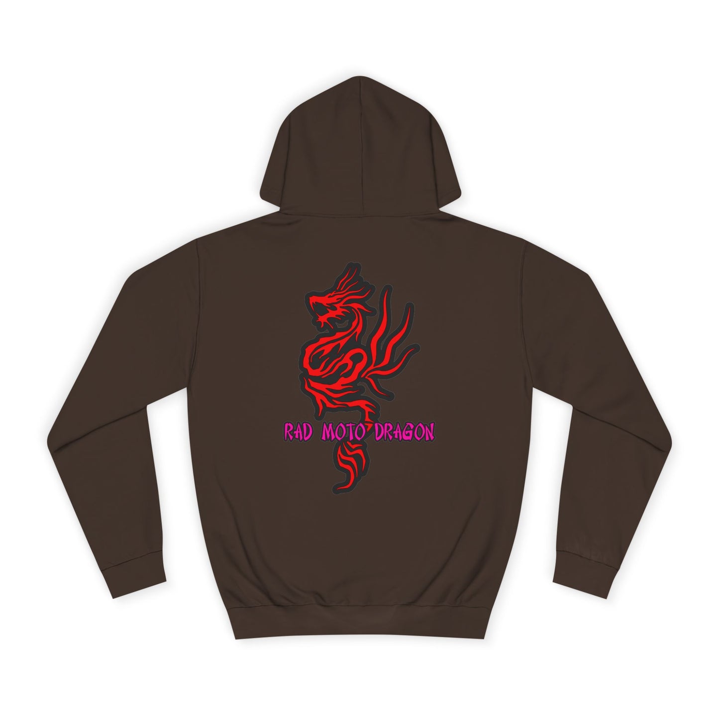 Rad Moto Dragon, Rad Moto Life, Unisex Hoodie - Biker Style Sweatshirt for Motorcycle Enthusiasts