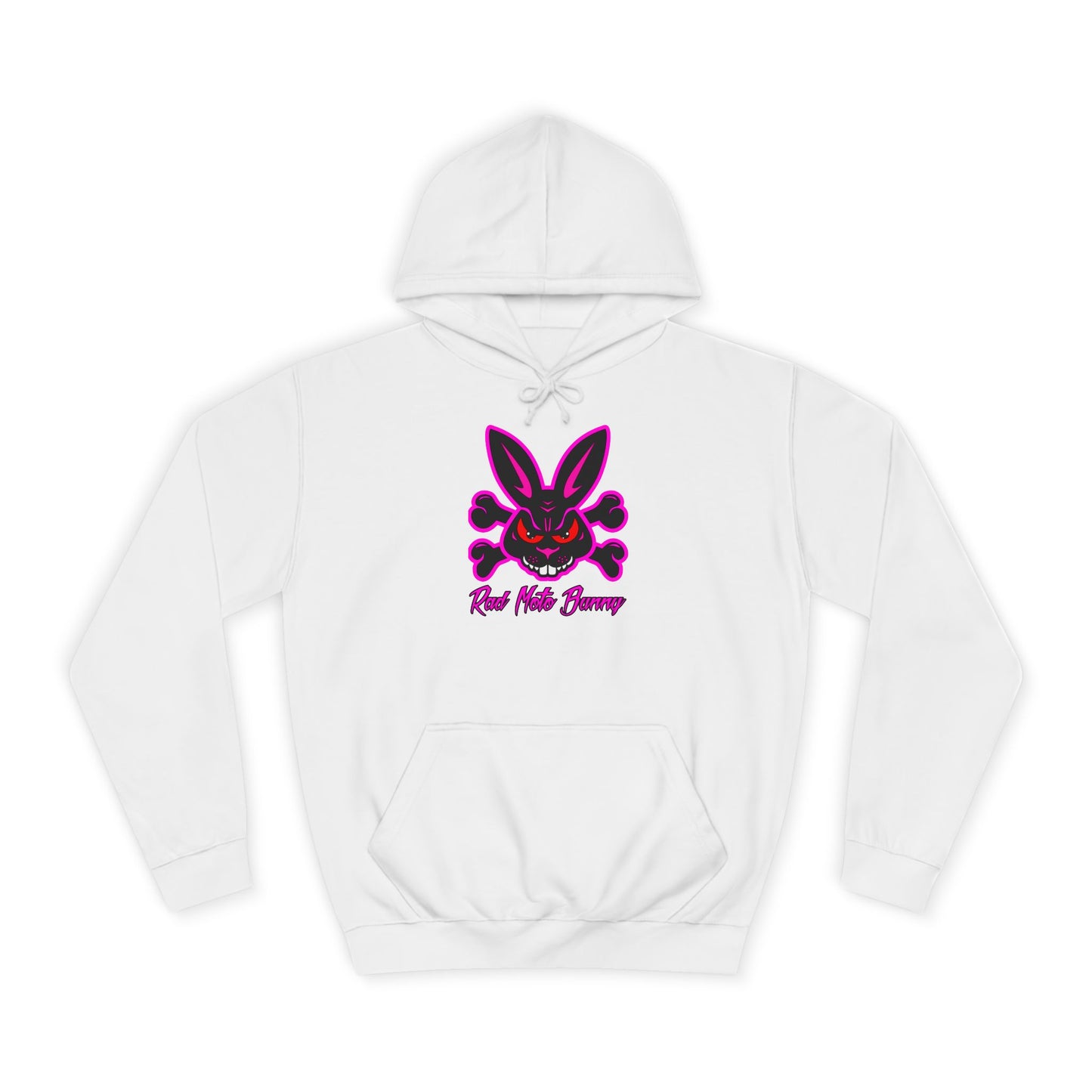 You just got passed by a Girl, Rad Moto Bunny, Unisex Hoodie - Biker Style Sweatshirt for Motorcycle Enthusiasts