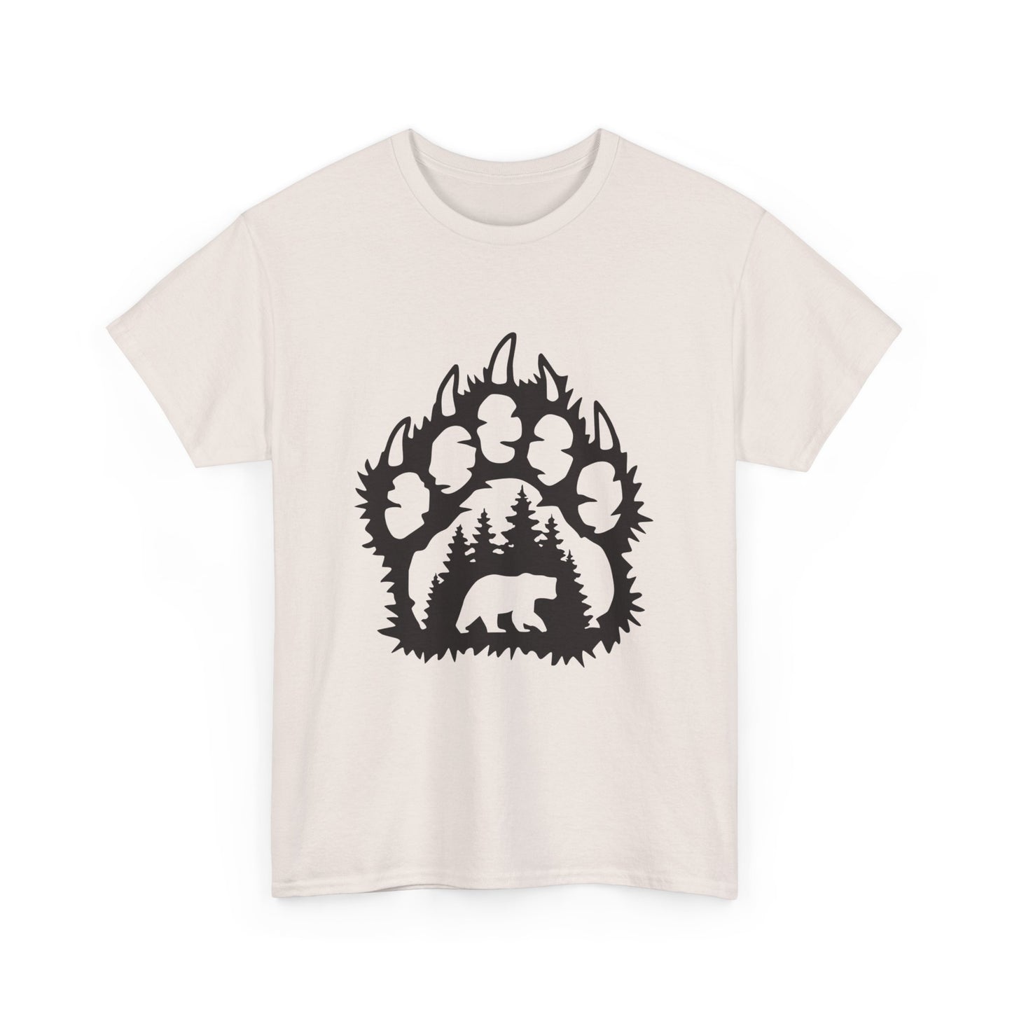 Bear Paw. Heavy Cotton T-Shirt