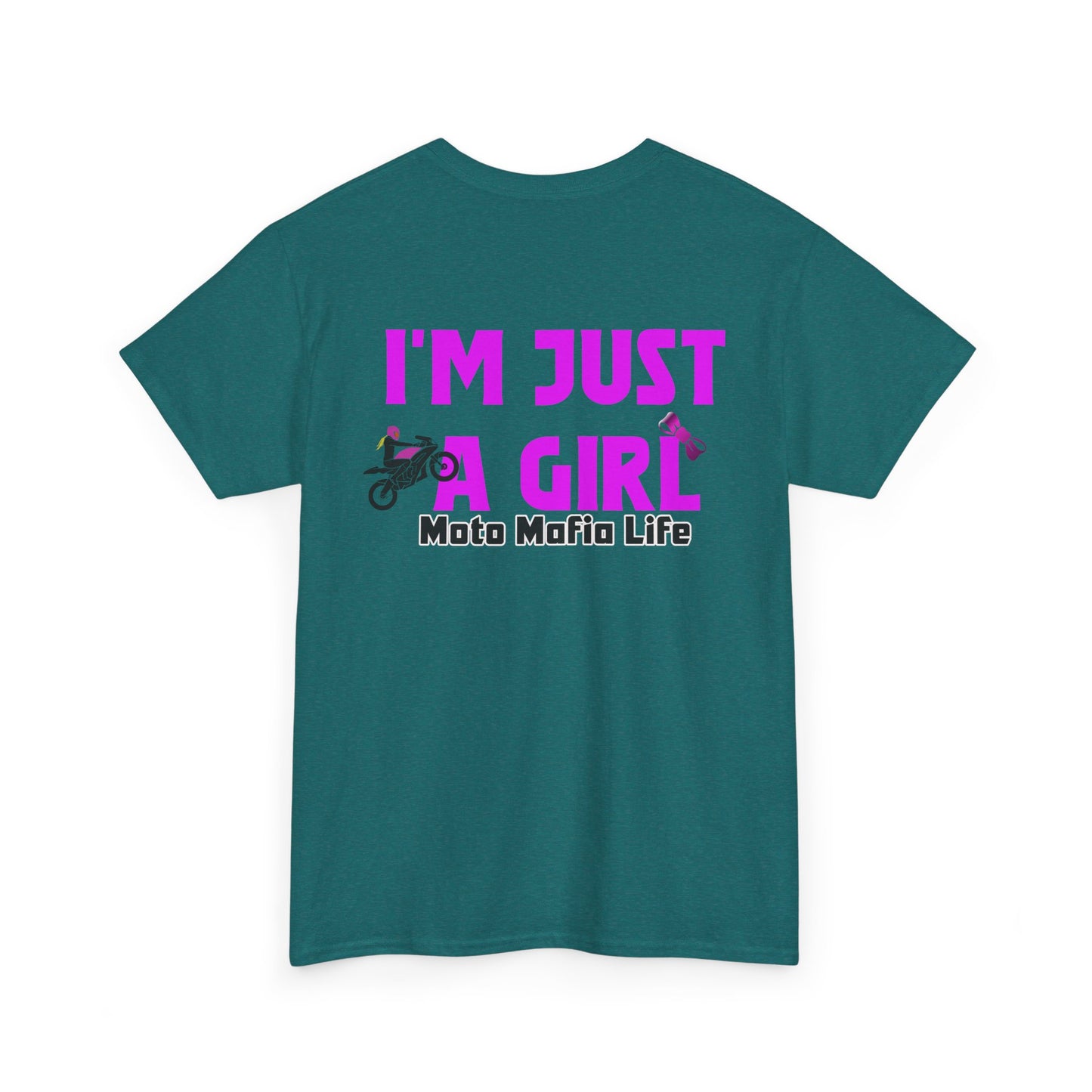 I'm Just a Girl, Moto Mafia Life, Heavy Cotton T-Shirt