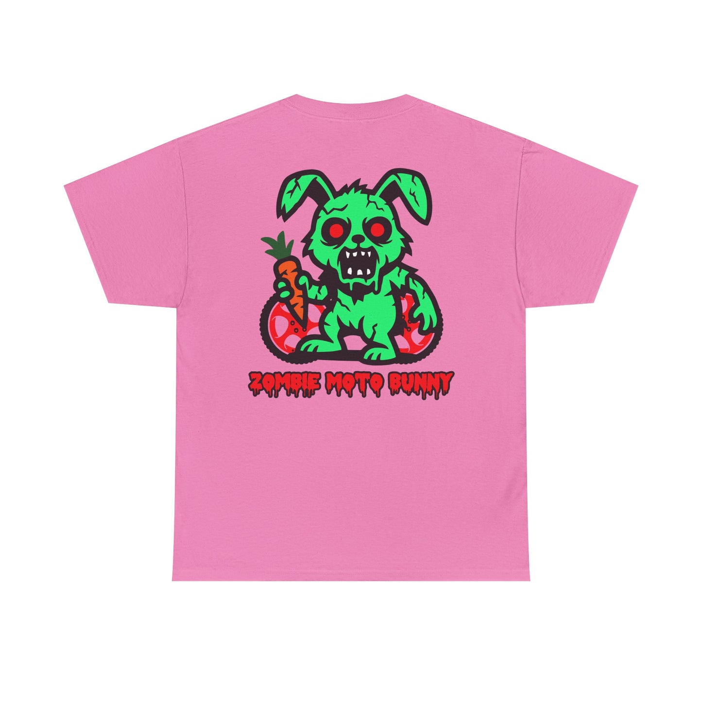 Zombie Moto Bunny, Rad Moto Bunny, Heavy Cotton T-Shirt