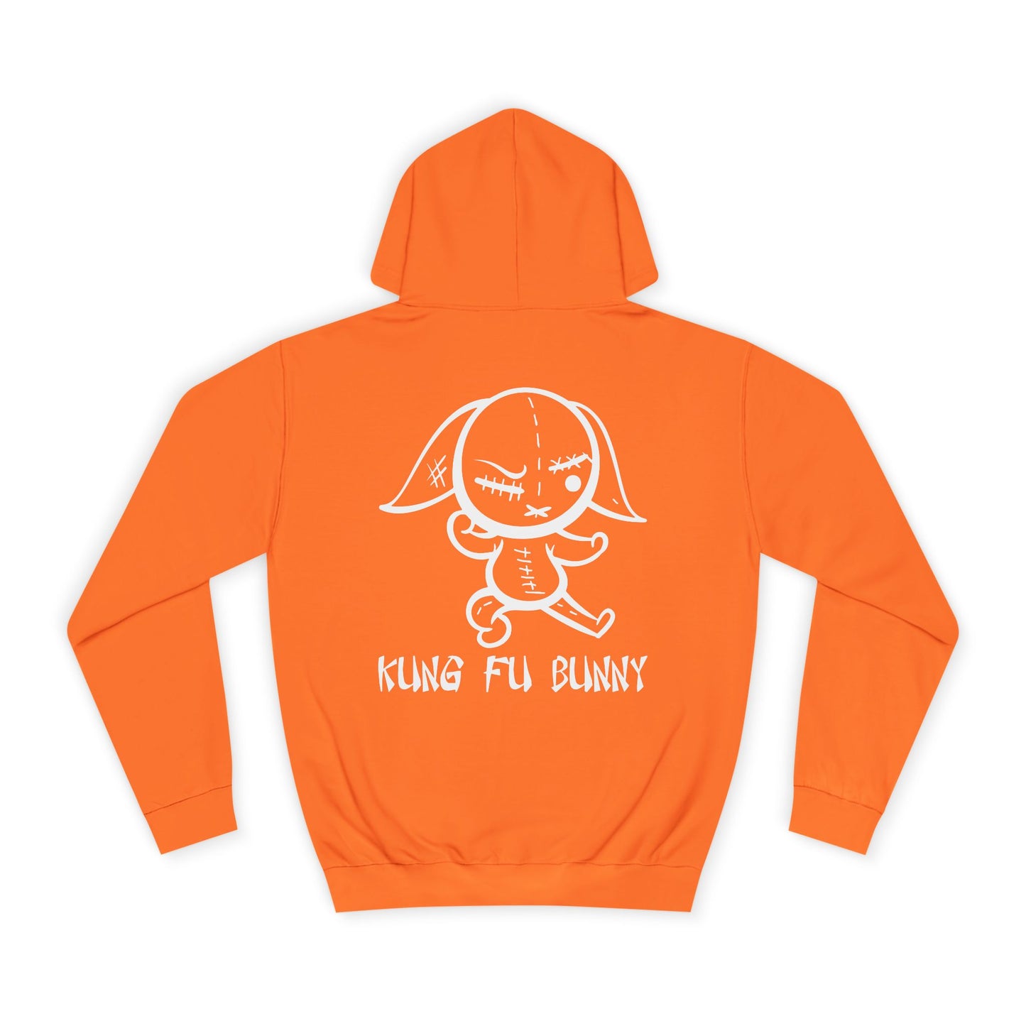 Kung Fu Bunny, Rad Moto Bunny, Unisex Hoodie - Biker Style Sweatshirt for Motorcycle Enthusiasts