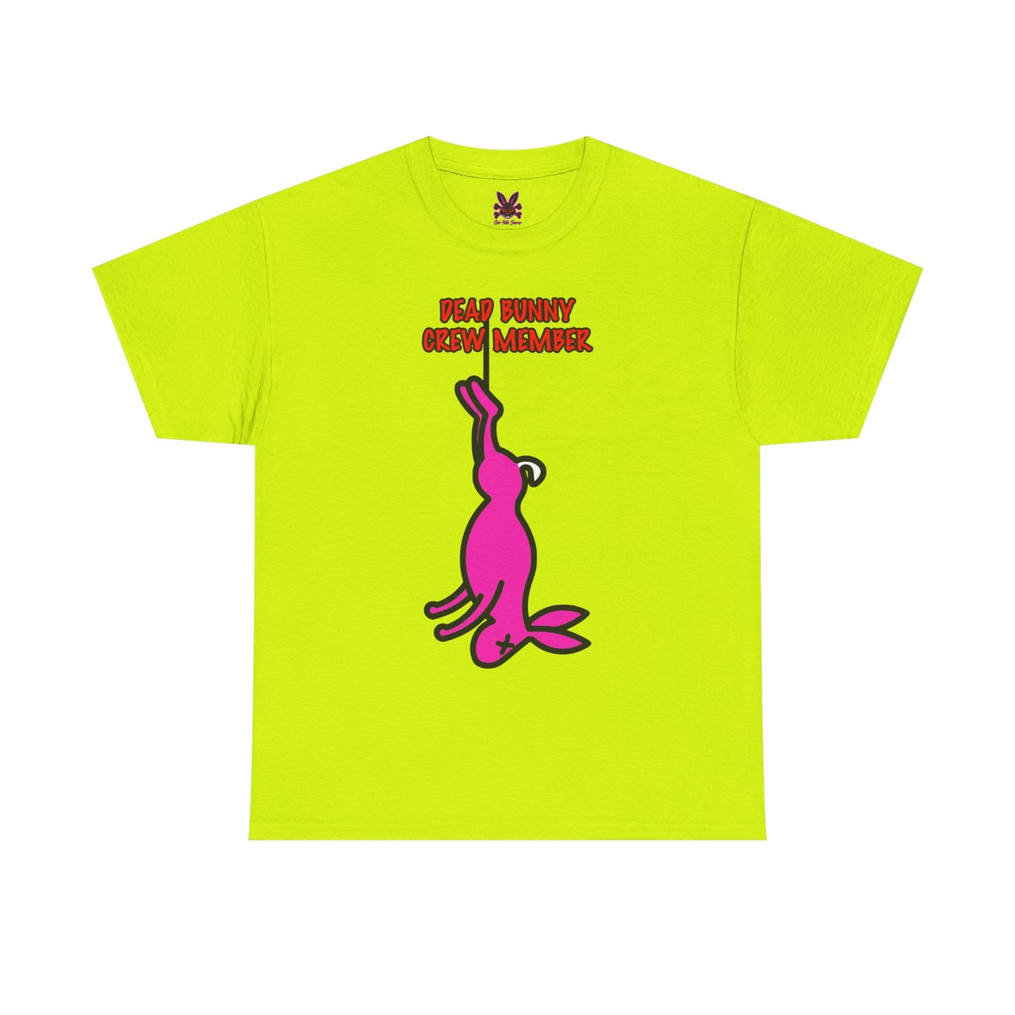 Dead Bunny Crew Member. Rad Moto Bunny, Heavy Cotton T-Shirt