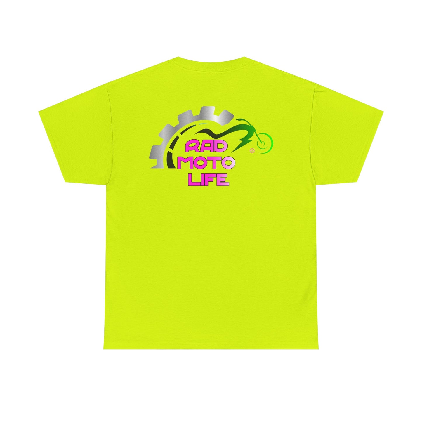 Geared, Rad Moto Life, Heavy Cotton T-Shirt