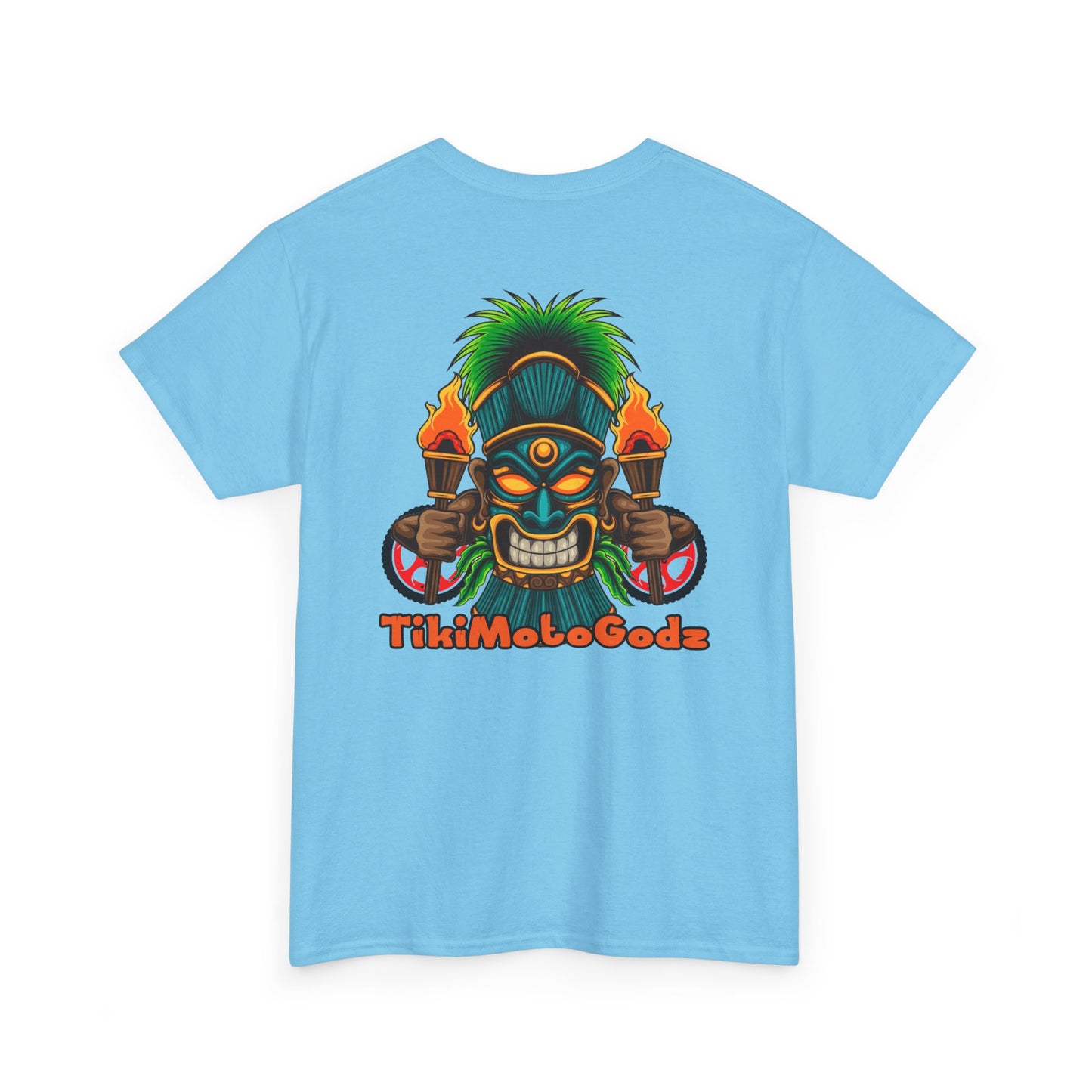 Tiki Moto Godz. Heavy Cotton T-Shirt