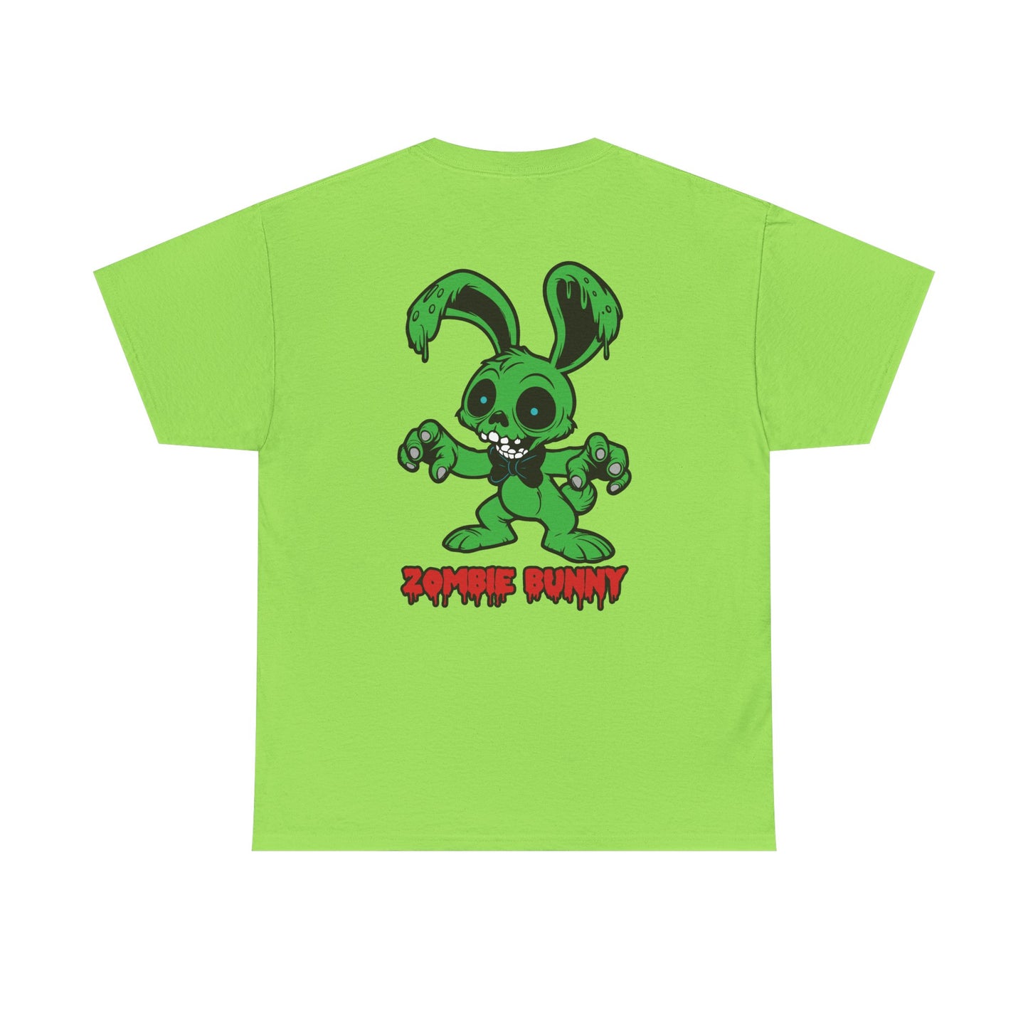 Zombie Bunny, Rad Moto Bunny, Heavy Cotton T-Shirt