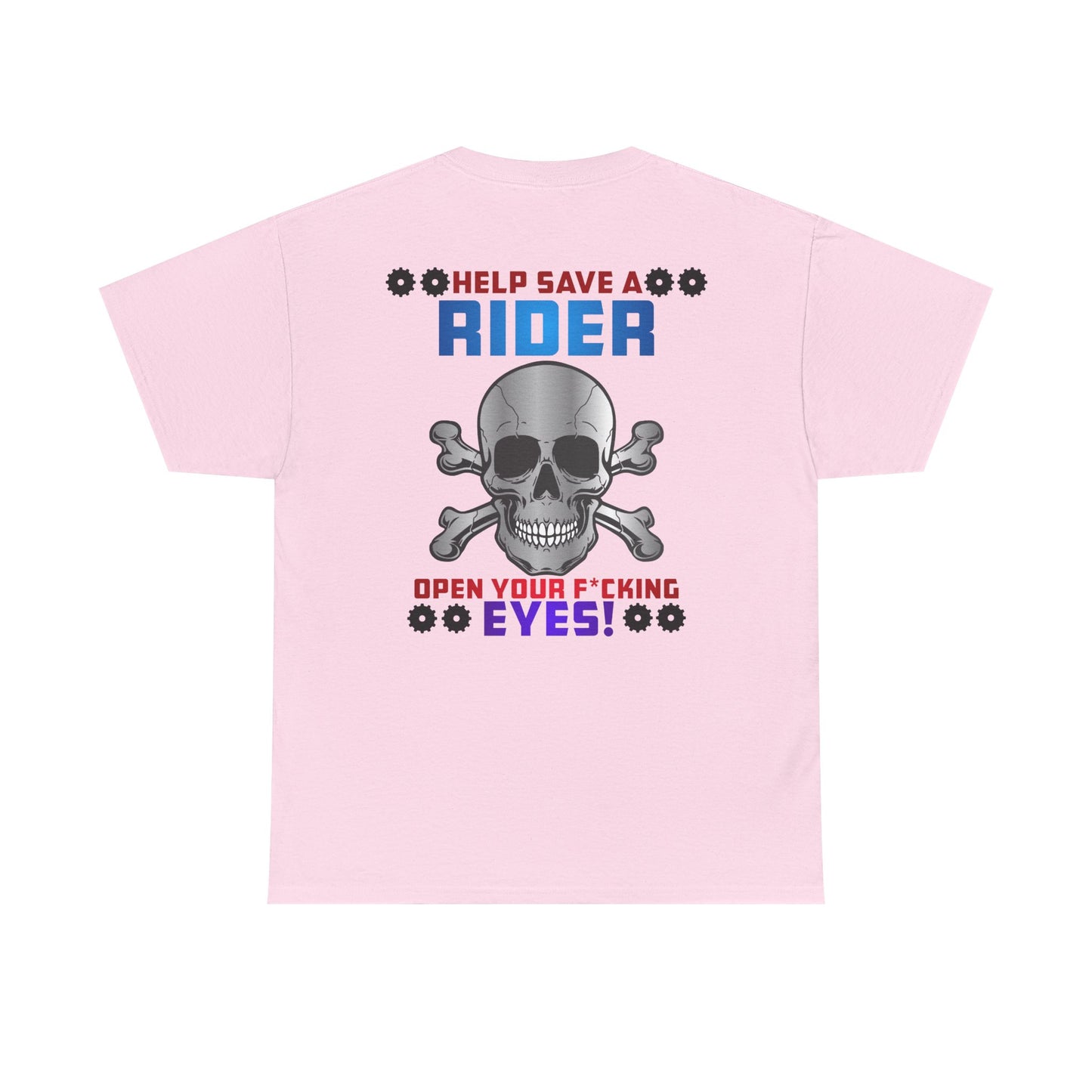 Help Save a Rider, Rad Moto Life, Heavy Cotton T-Shirt
