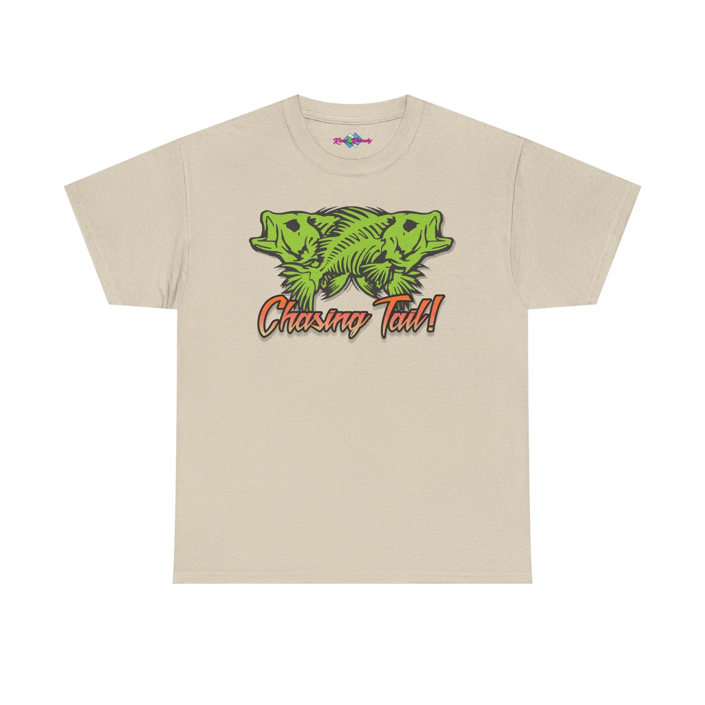 Chasing Tail. Heavy Cotton T-Shirt