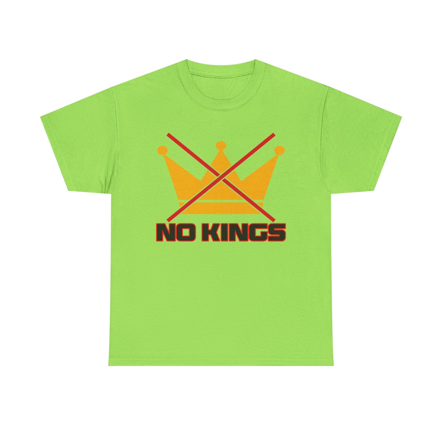 No Kings Unisex Tee - Graphic Printed T-Shirt