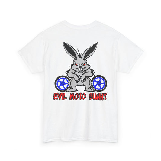 Evil Moto Bunny, Rad Moto Bunny, Heavy Cotton T-Shirt