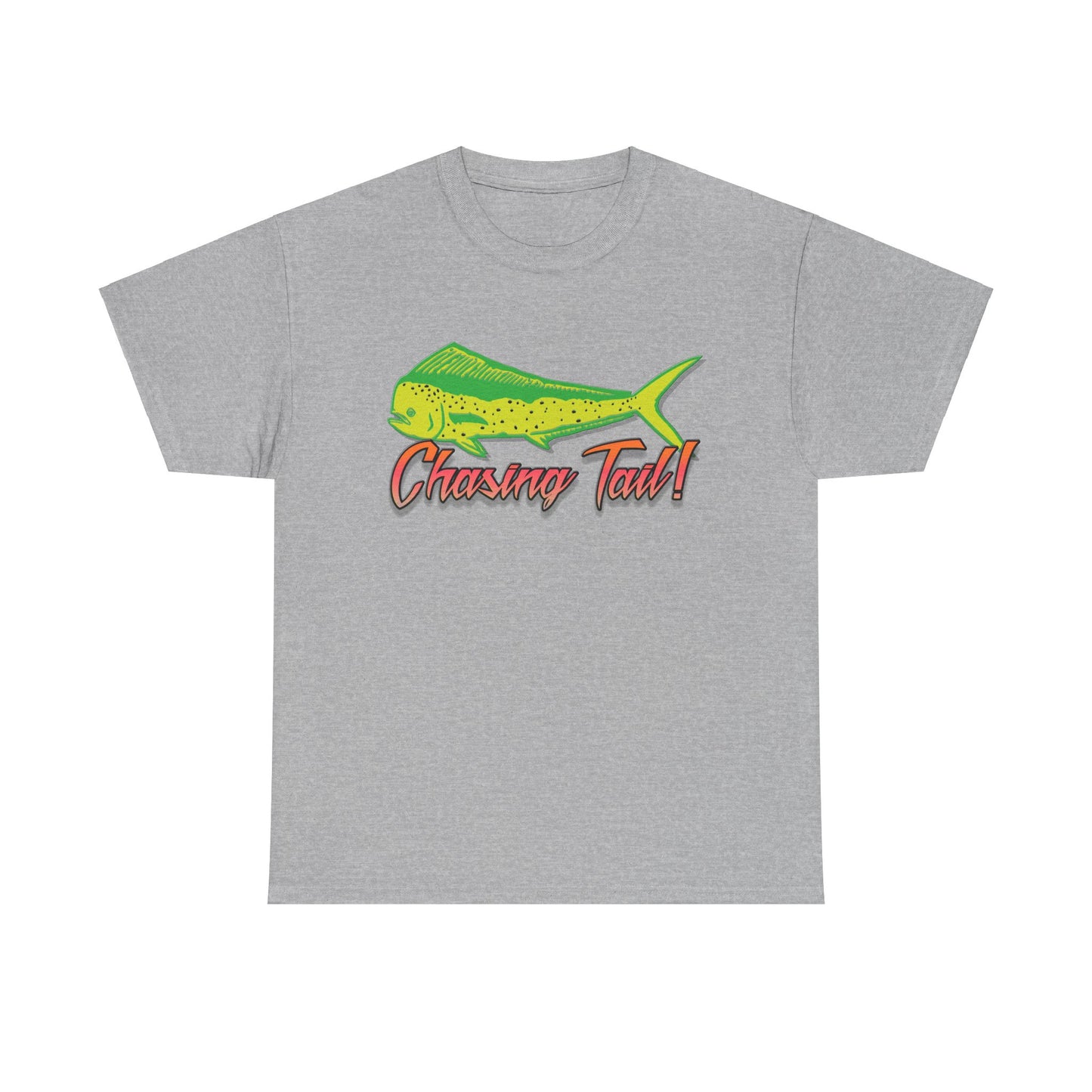 Chasing Tail Dorado. Heavy Cotton T-Shirt