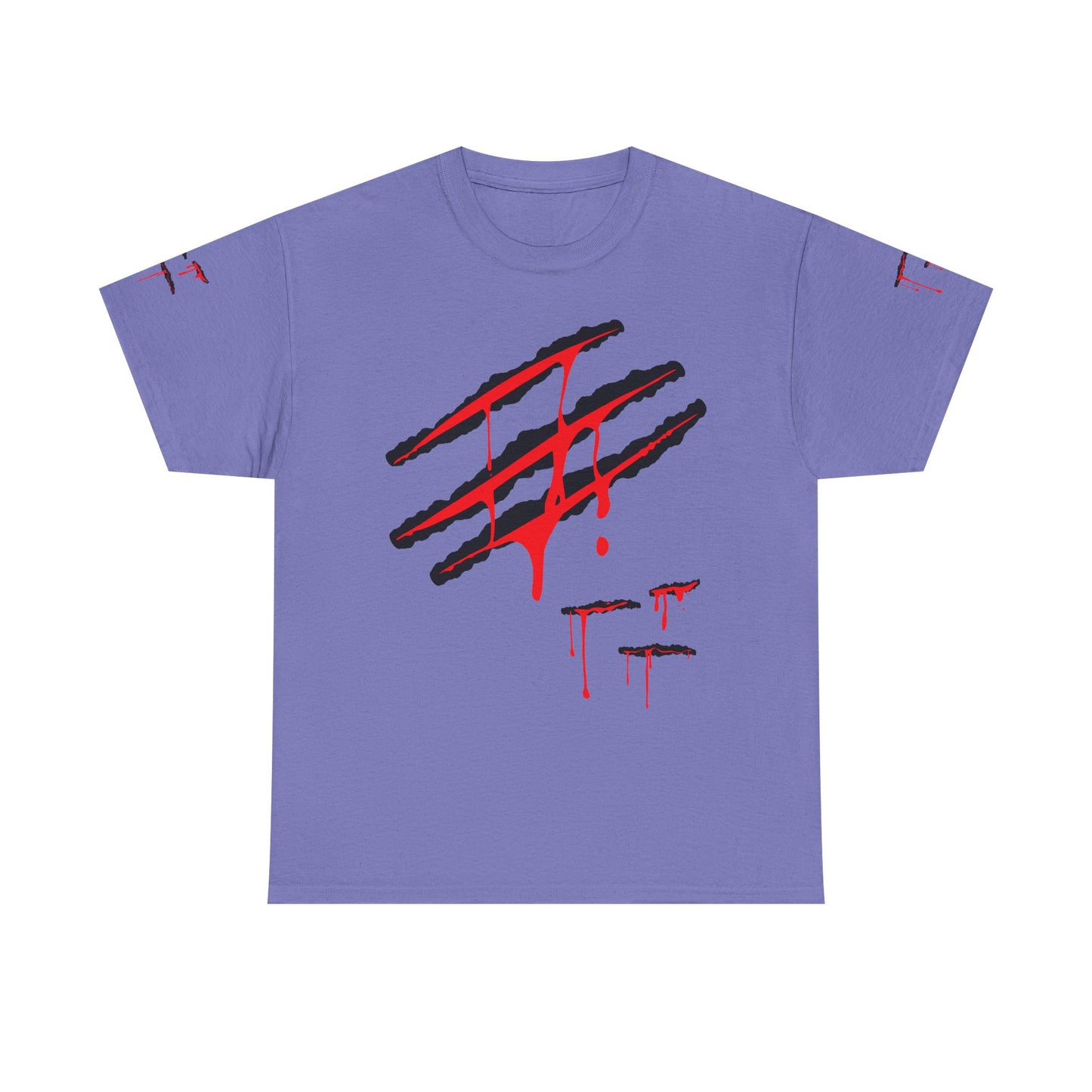Bloody Scratches. Heavy Cotton T-Shirt