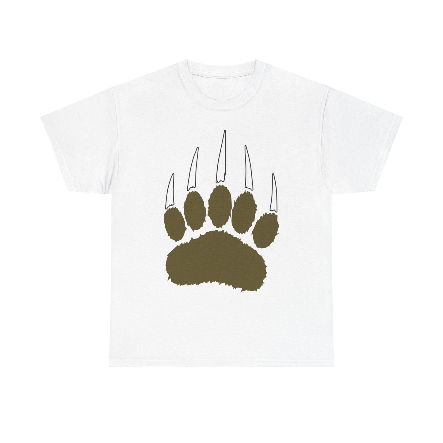 Bear Paw. Heavy Cotton T-Shirt