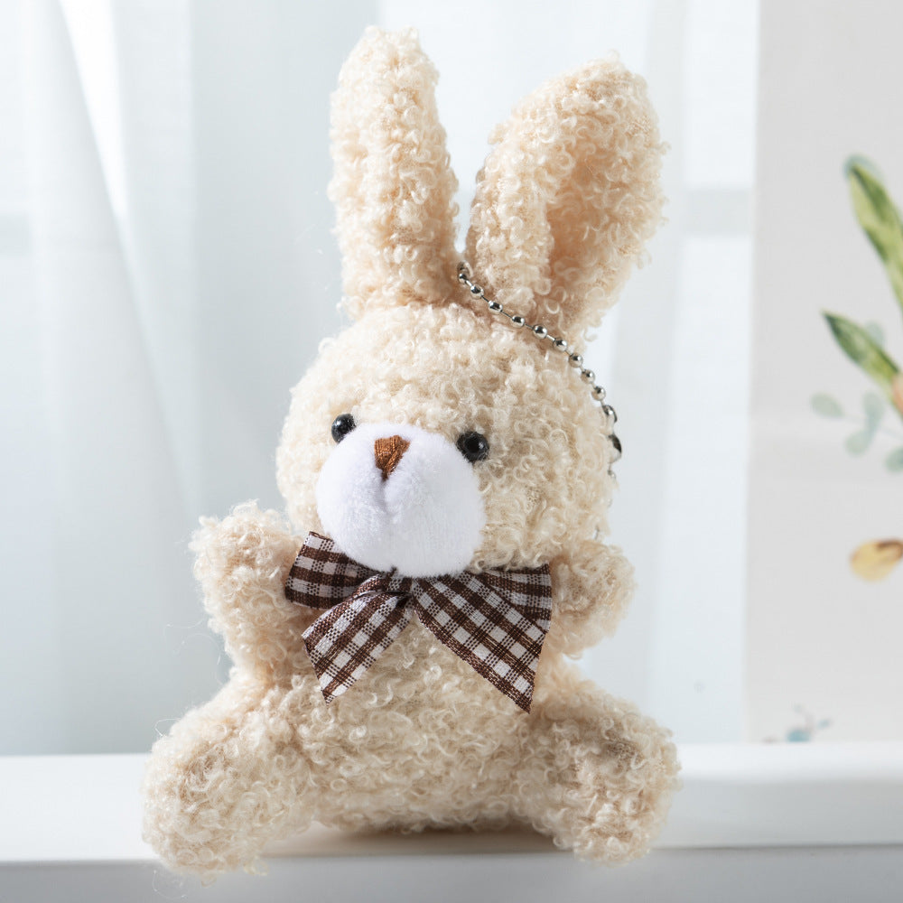 Cute Bow Tie Bunny Keychain