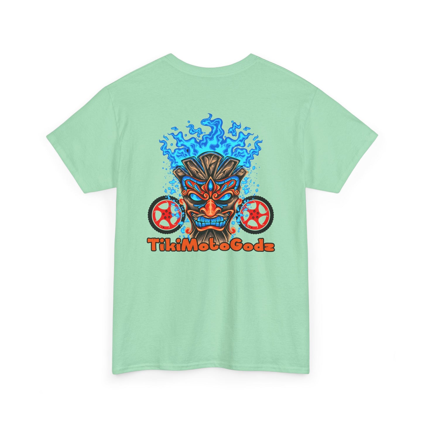 Tiki Moto Godz. Heavy Cotton T-Shirt
