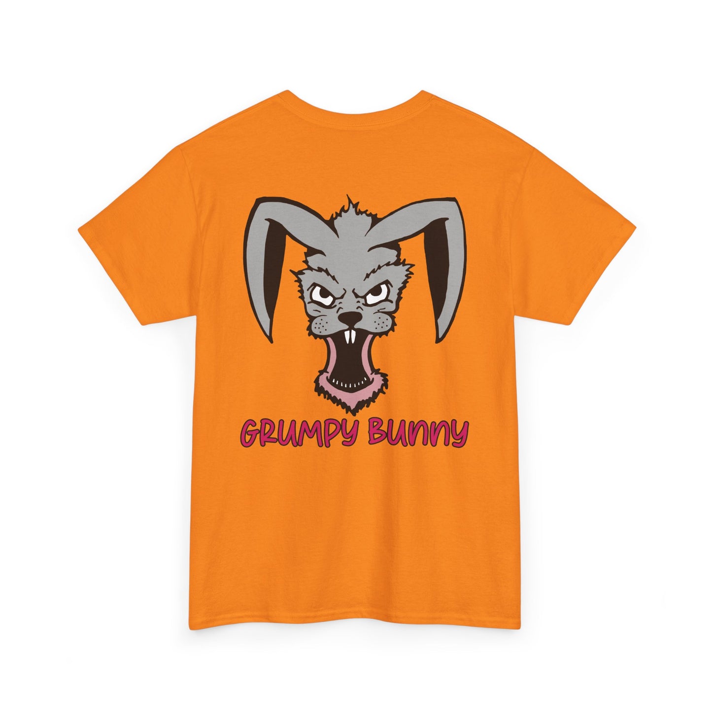 Grumpy Bunny, Rad Moto Bunny, Heavy Cotton T-Shirt