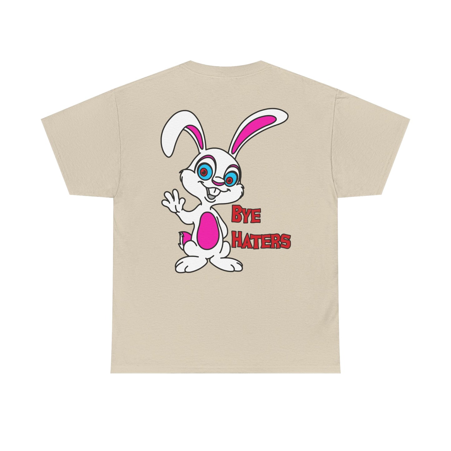 Bye Haters Bunny, Rad Moto Bunny, Heavy Cotton T-Shirt