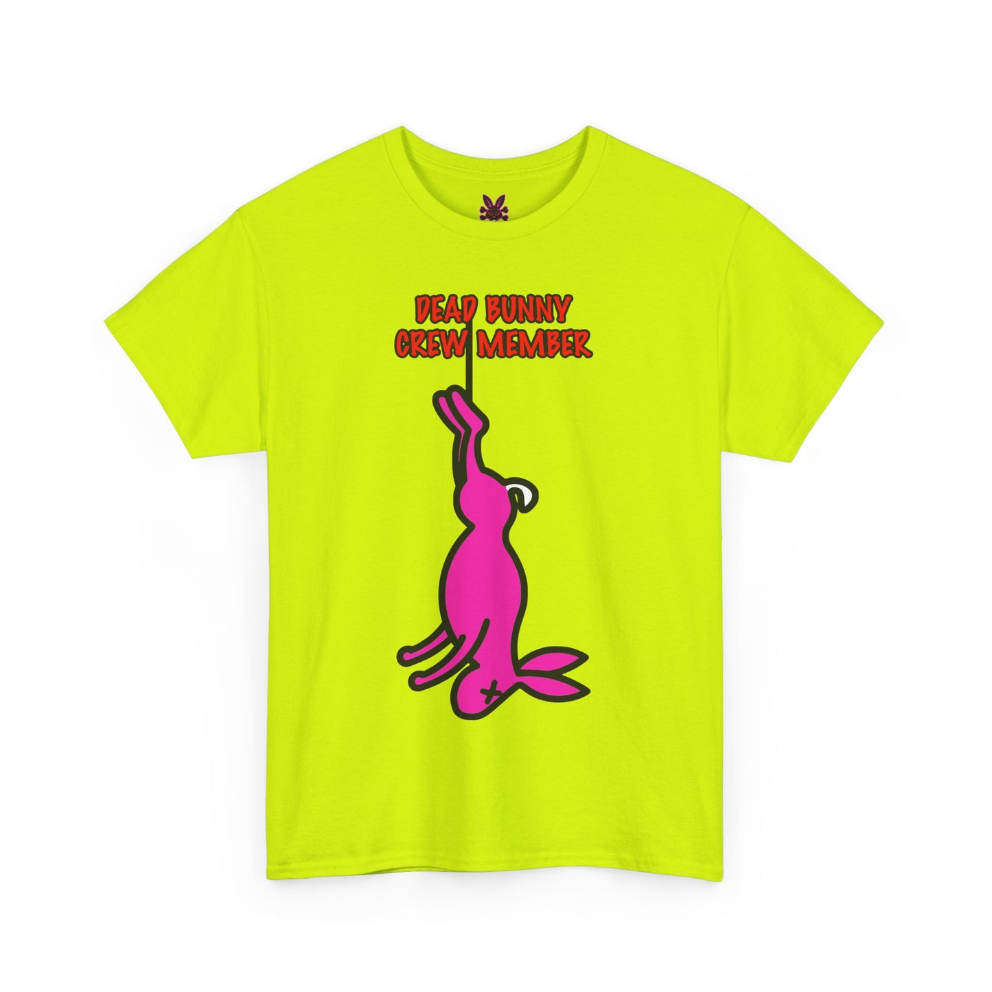 Dead Bunny Crew Member. Rad Moto Bunny, Heavy Cotton T-Shirt