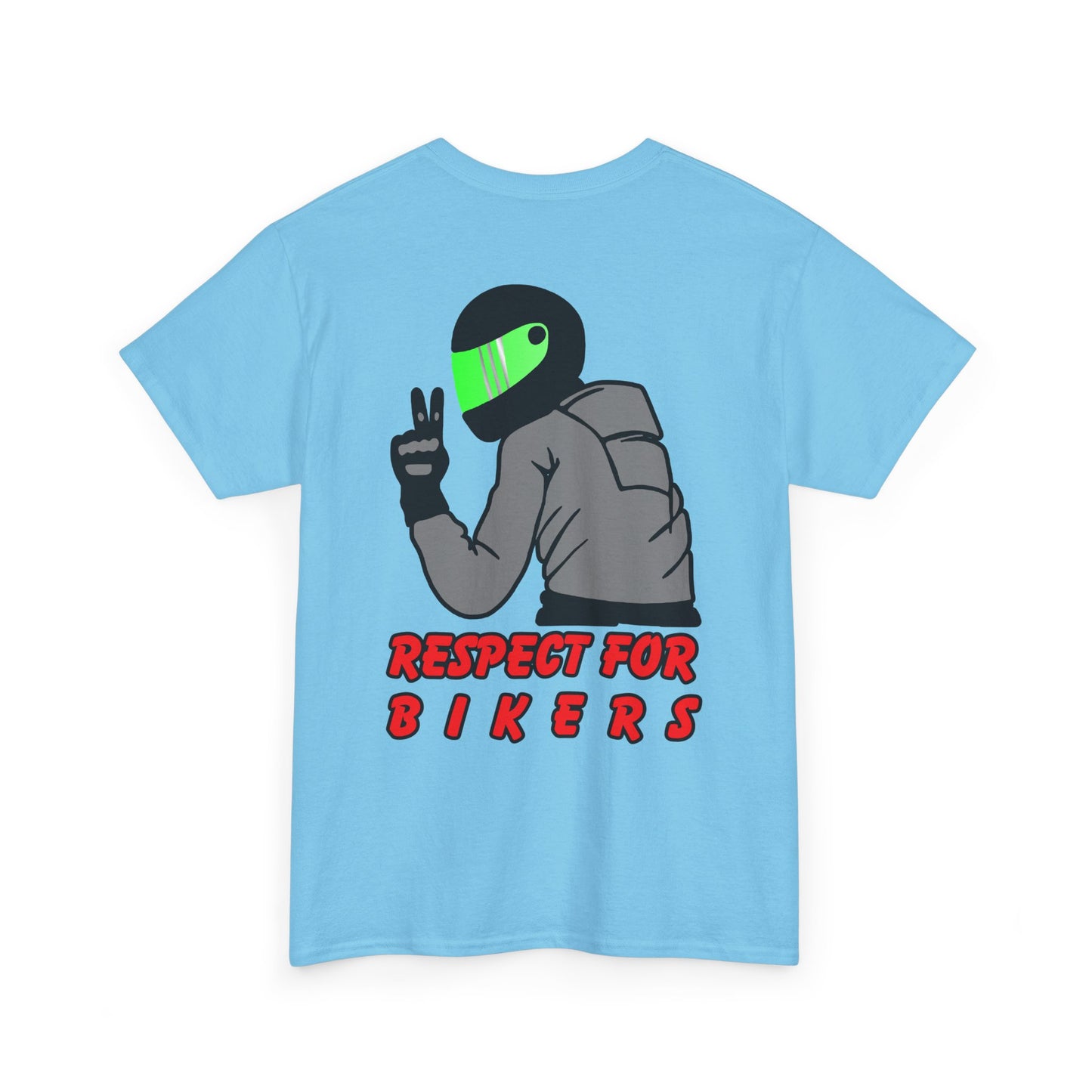 Respect for Bikers, Rad Moto Bunny, Heavy Cotton T-Shirt
