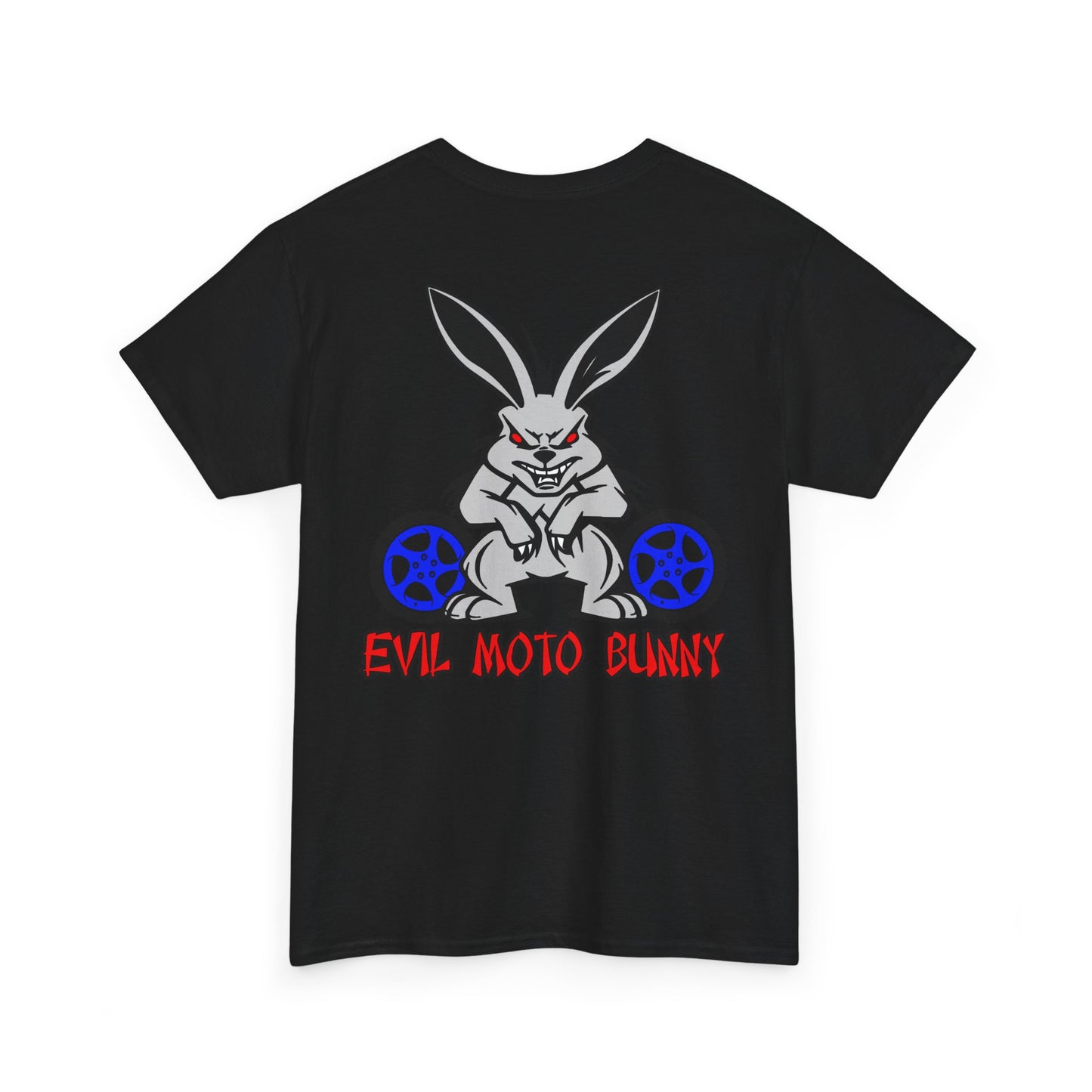 Evil Moto Bunny, Rad Moto Bunny, Heavy Cotton T-Shirt