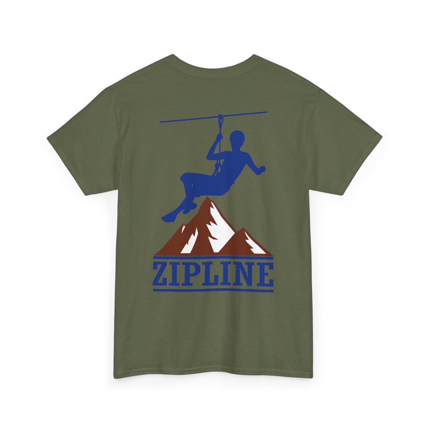 Zipline Guy. Heavy Cotton T-Shirt