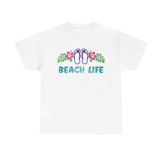 Beach Life. Heavy Cotton T-Shirt