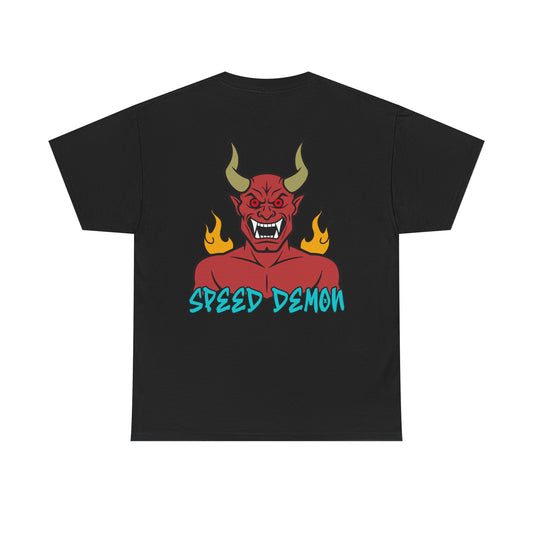 Speed Demon, Rad Moto Bunny, Heavy Cotton T-Shirt
