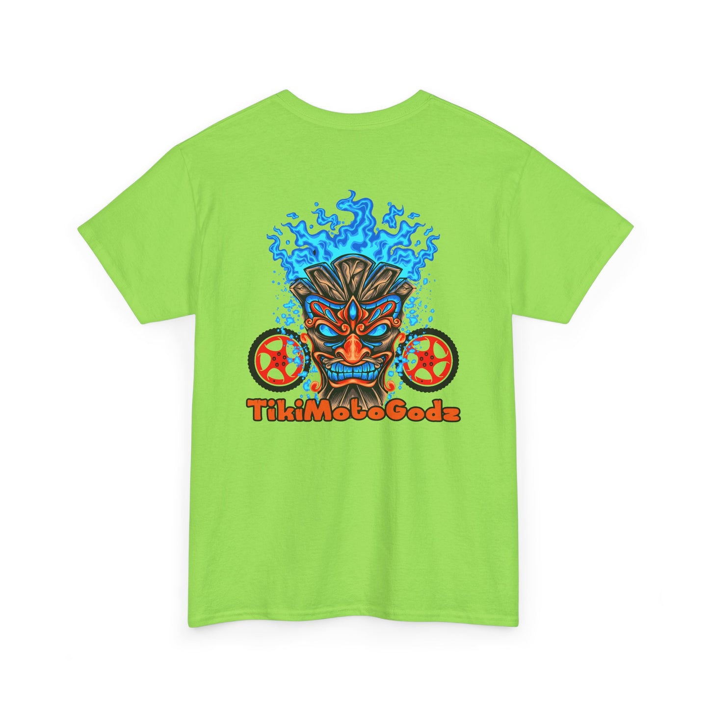 Tiki Moto Godz. Heavy Cotton T-Shirt