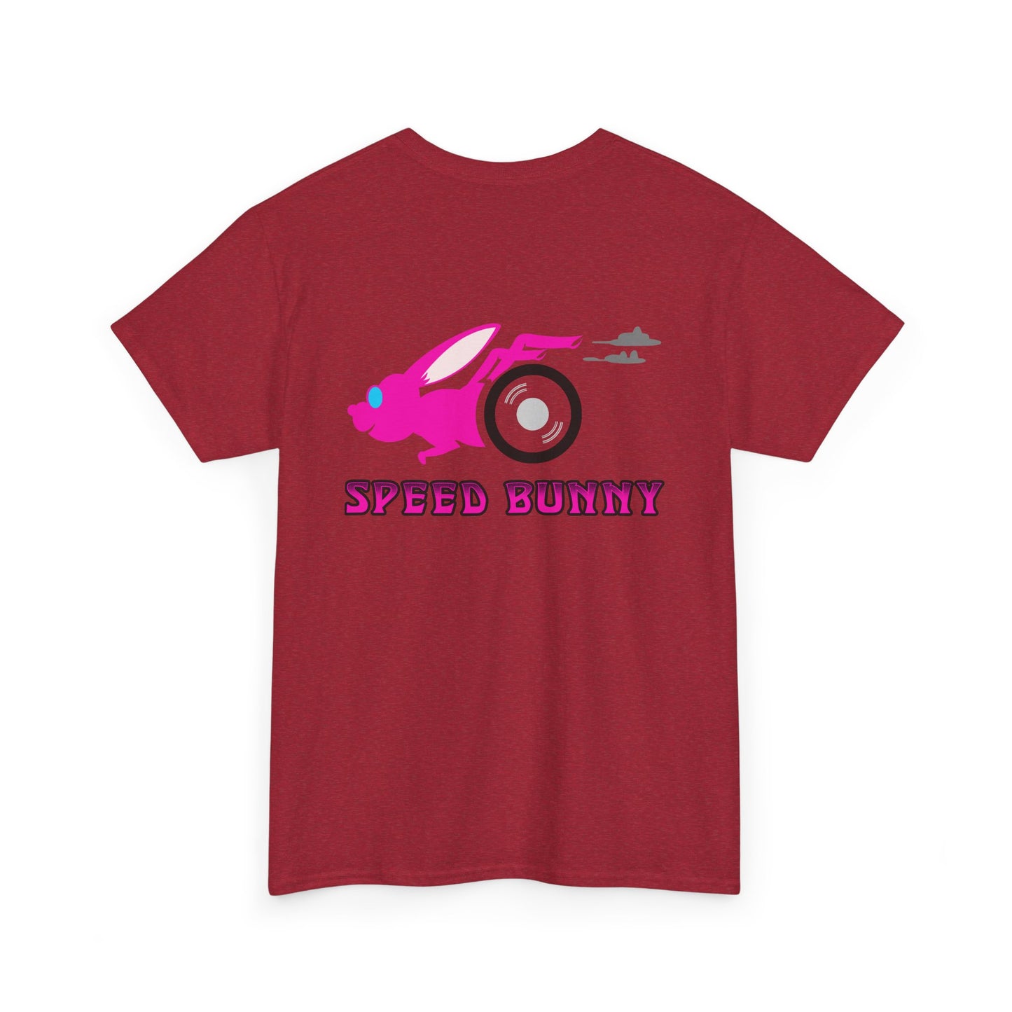 Speed Bunny, Rad Moto Bunny, Heavy Cotton T-Shirt