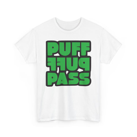Puff Puff Pass Tee - Unisex Heavy Cotton T-Shirt